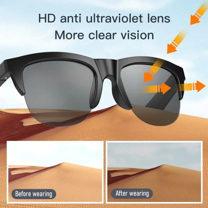 Smart Polarized Stereo Sunglasses